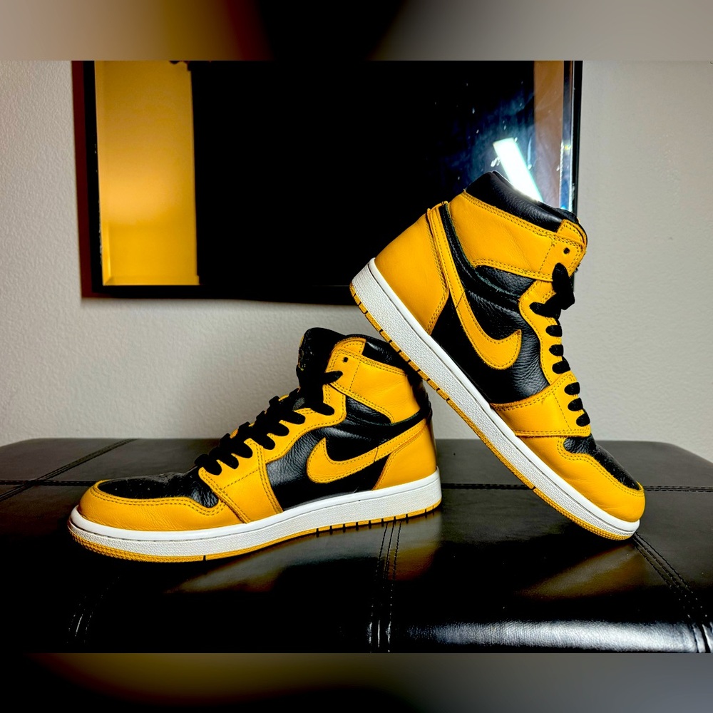 Nike Jordan 1 Retro High sneakers Pollen yellow Men’s size 10 US